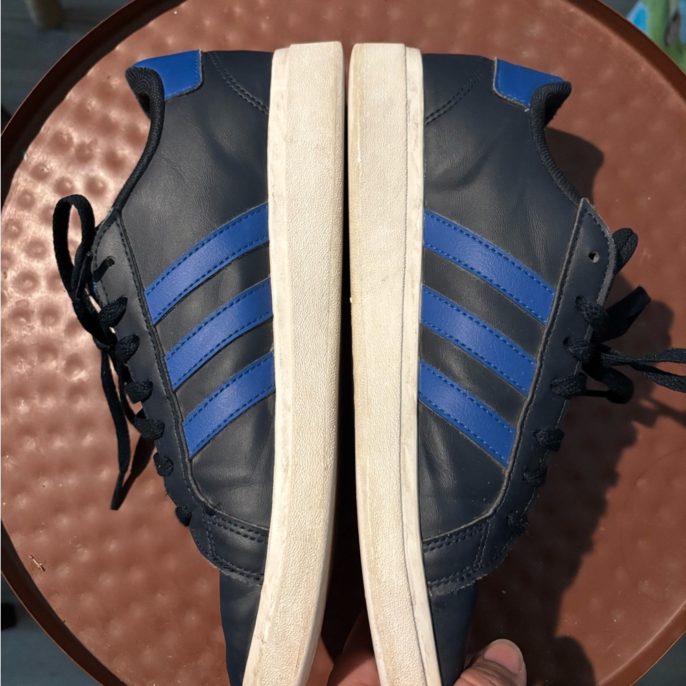 adidas Navy and White Sneakers
